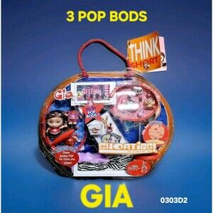 GIA ❤️️ 3 Pop Bods FABULICIOUS FASHIONISTA 04 ❤️️ SHORTIES Mattel GROOVY Bratz